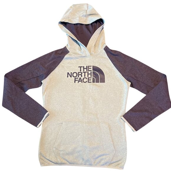 The North Face Womens Hoodie Size S Gray & Purple - Picture 1 of 8